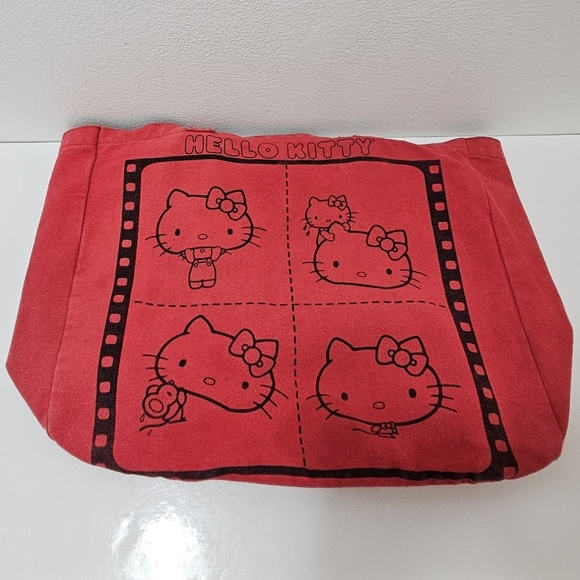 Hello Kitty Red Canvas Tote Bag - Picture 4 of 11